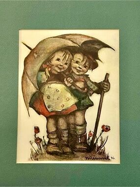 Vintage Hummel Prints Set of 4 NOS 
Matted Wall Art 16” ARS Edition